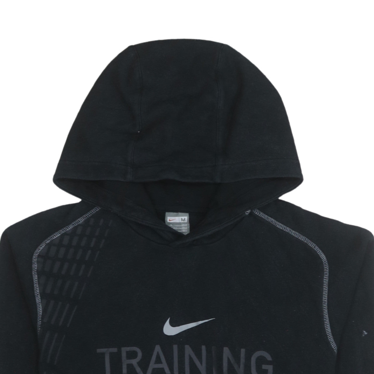 Mens UK Size M Nike Black Pullover Hoodie