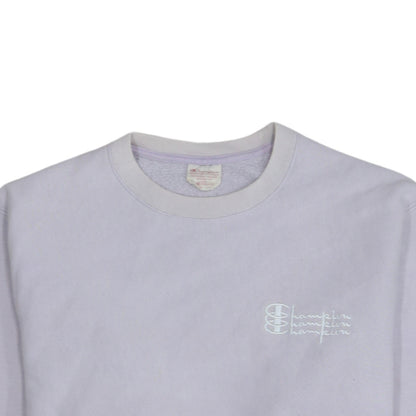 Womens UK Size M Champion Purple Pullover Sweatshirt