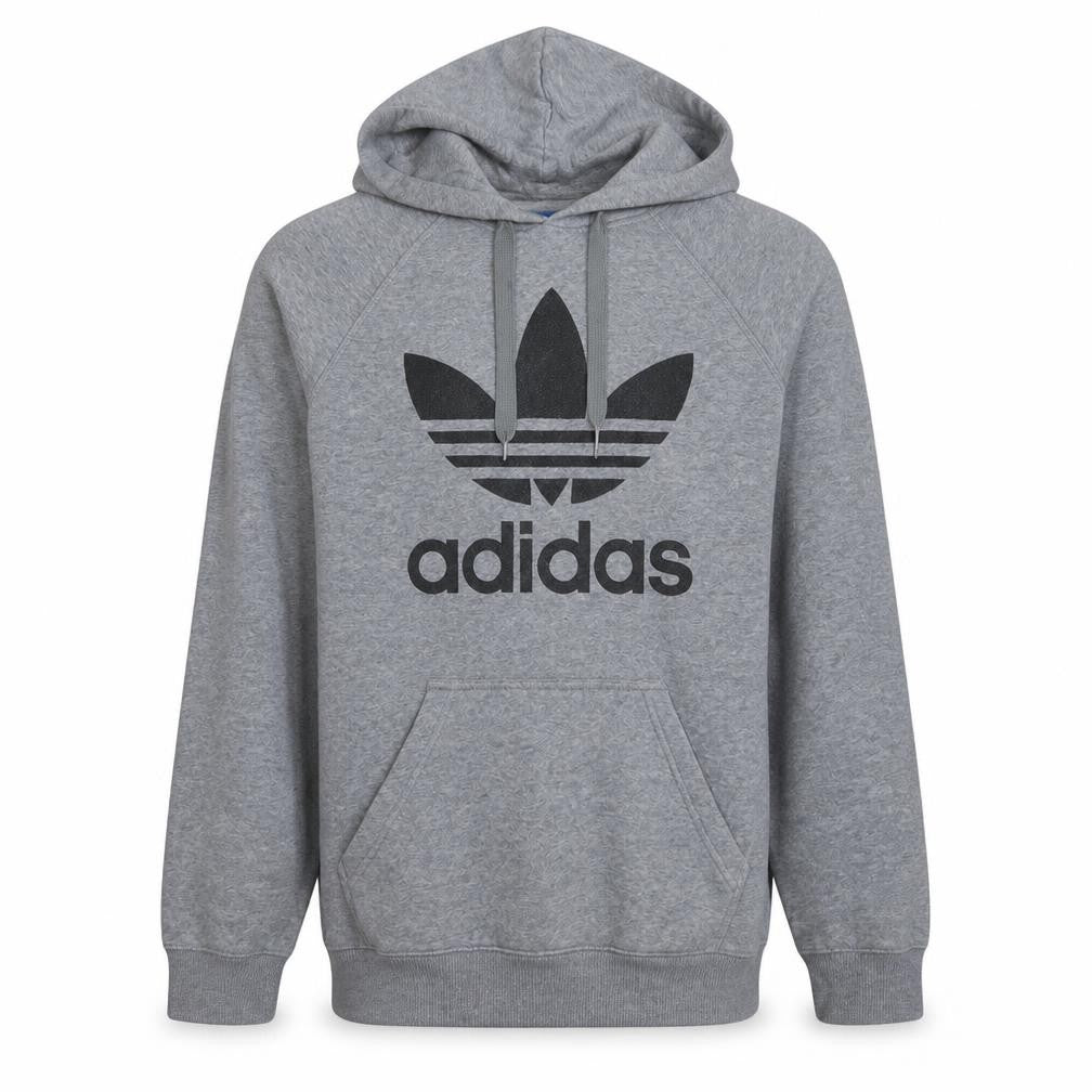 Mens UK Size S adidas Grey Pullover Hoodie