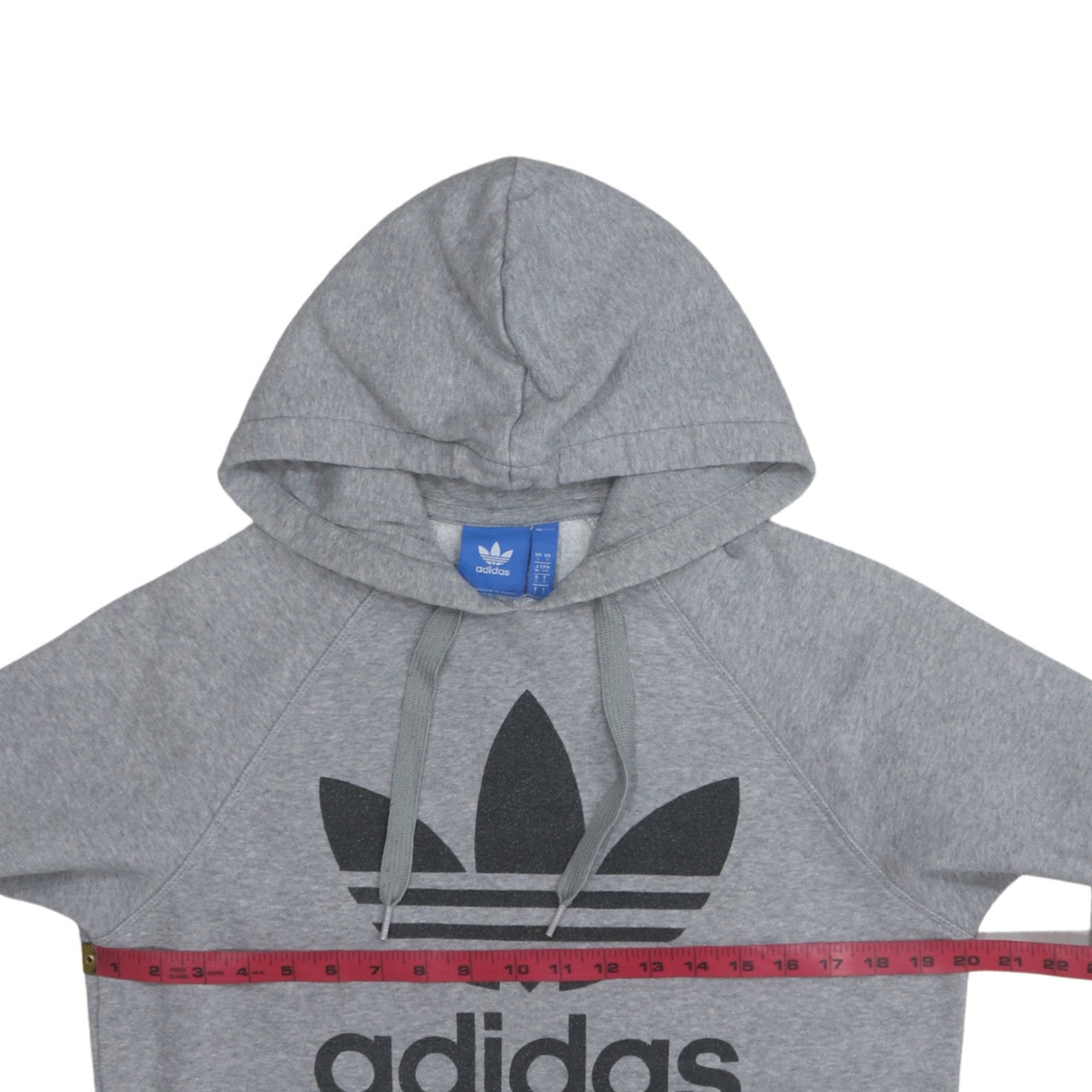 Mens UK Size S adidas Grey Pullover Hoodie