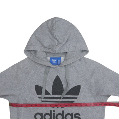 Mens UK Size S adidas Grey Pullover Hoodie