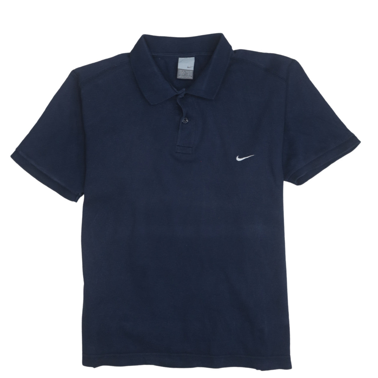 Nike Men's Blue Regular Fit Cotton Short Sleeve Polo Shirt Size M