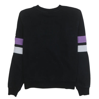 Womens UK Size M Fila Black Pullover Sweatshirt