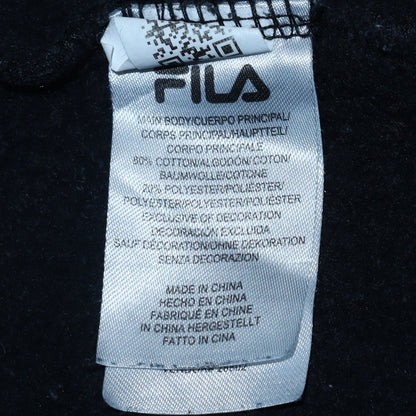 Womens UK Size M Fila Black Pullover Sweatshirt