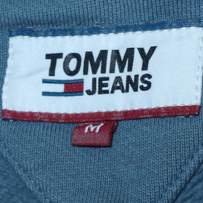Mens UK Size M Tommy Jeans Blue Pullover Sweatshirt