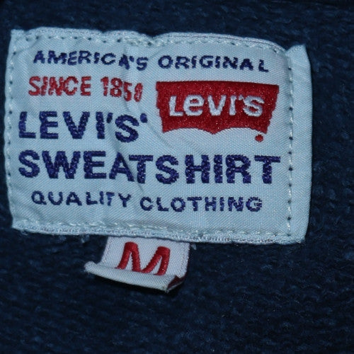 Mens UK Size M Levi's Blue Pullover Sweatshirt