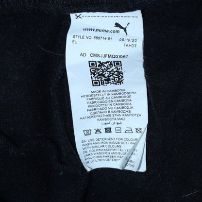 Puma Men's Black Joggers L Fleece Tapered Sweatpants