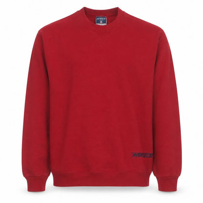 Mens UK Size M AVIREX Red Pullover Sweatshirt