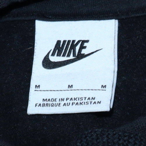 Mens UK Size M Nike Black Pullover Hoodie