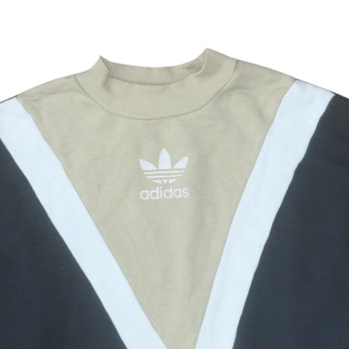 Womens UK Size 16 Adidas Beige Pullover Sweatshirt
