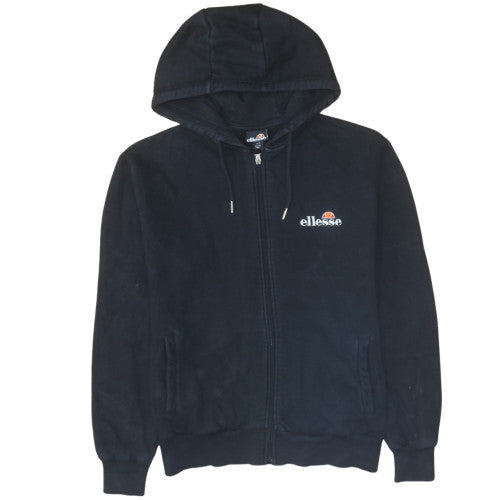 Womens UK Size 8 Ellesse Black Full Zip Hoodie