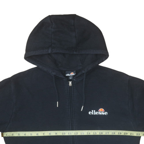 Womens UK Size 8 Ellesse Black Full Zip Hoodie
