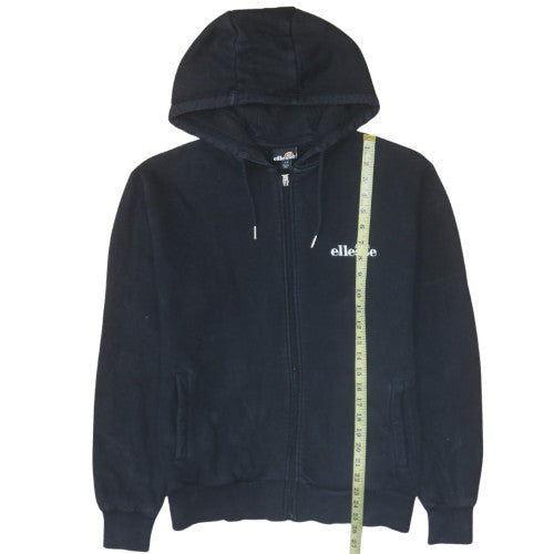 Womens UK Size 8 Ellesse Black Full Zip Hoodie