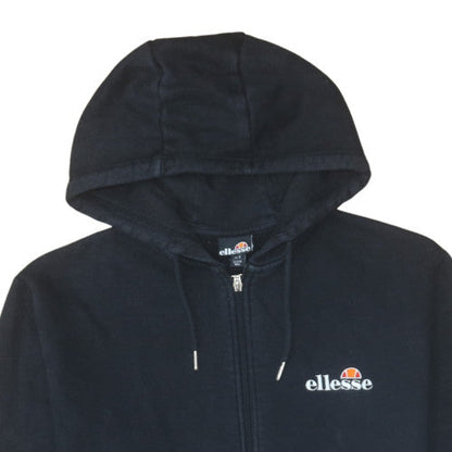 Womens UK Size 8 Ellesse Black Full Zip Hoodie