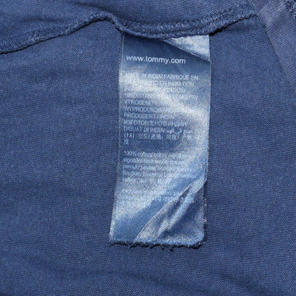 Tommy Jeans Men's Navy Blue Cotton Crew Neck T-Shirt Size L