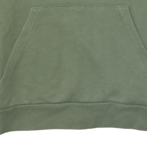 Adidas Boys Green Pullover Hoodie 13-14 Years Classic Trefoil Logo Sweatshirt