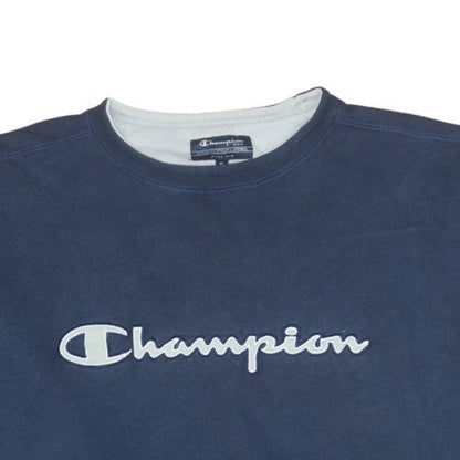 Mens UK Size XL Champion Blue Pullover Sweatshirt