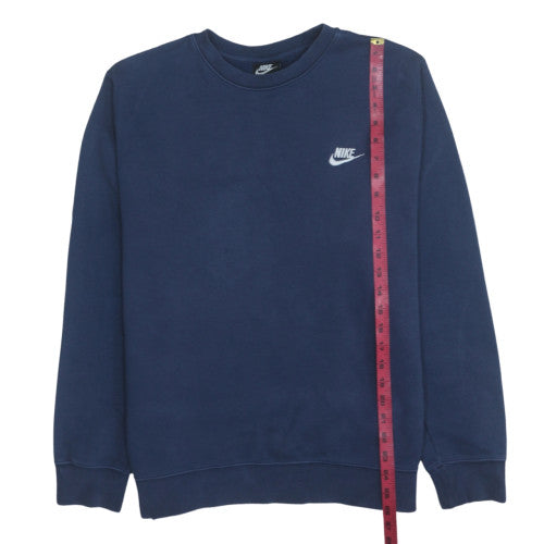 Mens UK Size L Nike Blue Pullover Sweatshirt