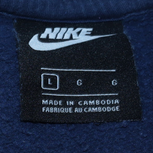 Mens UK Size L Nike Blue Pullover Sweatshirt