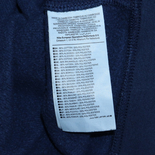 Mens UK Size L Nike Blue Pullover Sweatshirt