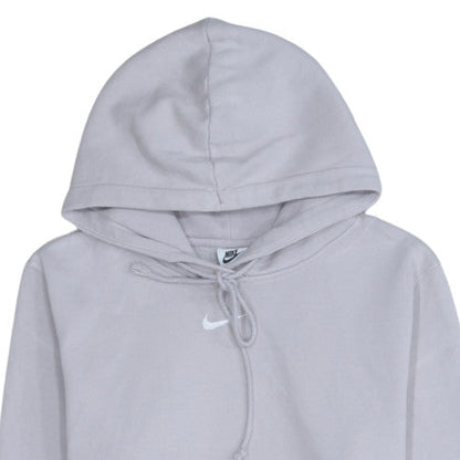 Womens UK Size S Nike Grey Pullover Hoodie