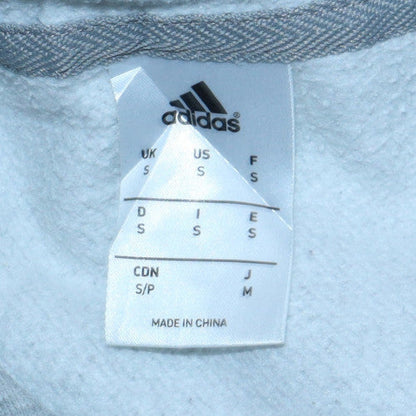 Mens UK Size S Adidas Grey Pullover Hoodie