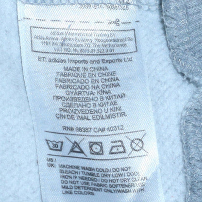 Mens UK Size S Adidas Grey Pullover Hoodie