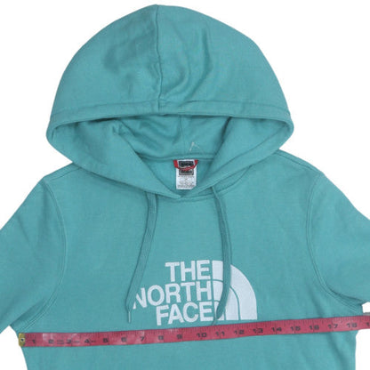 Womens UK Size S The North Face Blue Pullover Hoodie