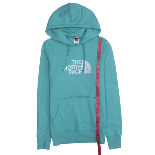 Womens UK Size S The North Face Blue Pullover Hoodie