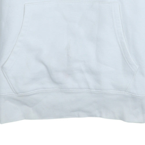 Mens UK Size S Levi's White Pullover Hoodie