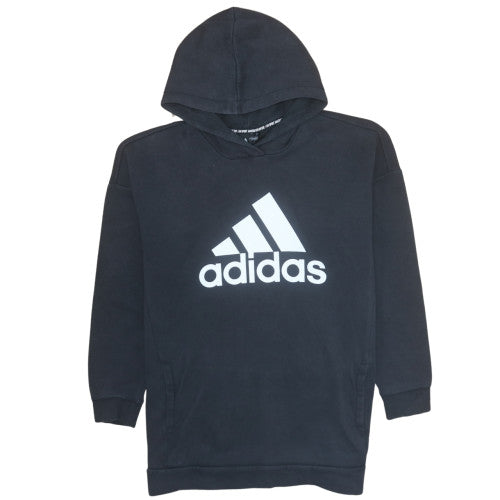 Womens UK Size M Adidas Black Pullover Hoodie