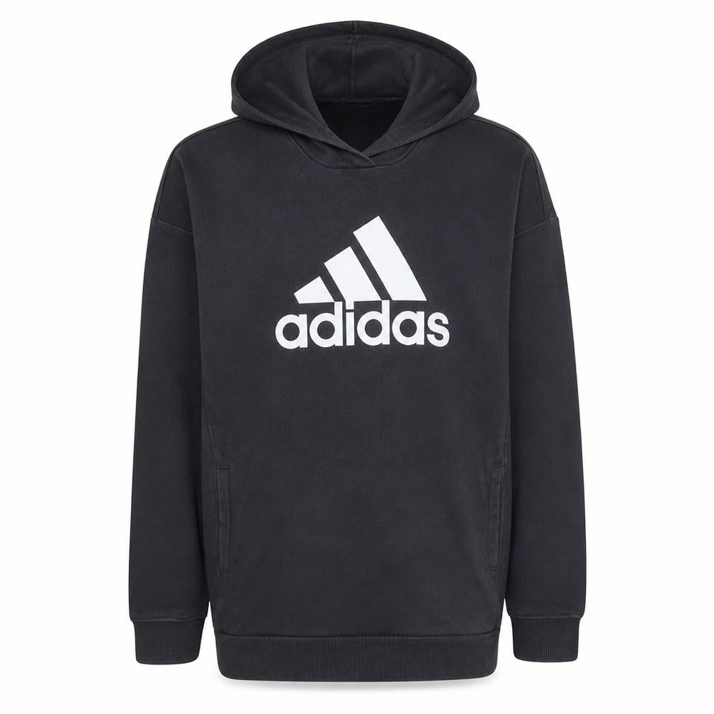 Womens UK Size M Adidas Black Pullover Hoodie