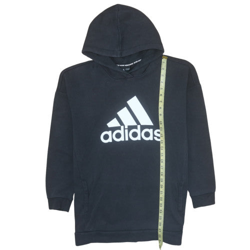 Womens UK Size M Adidas Black Pullover Hoodie