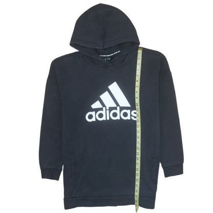 Womens UK Size M Adidas Black Pullover Hoodie