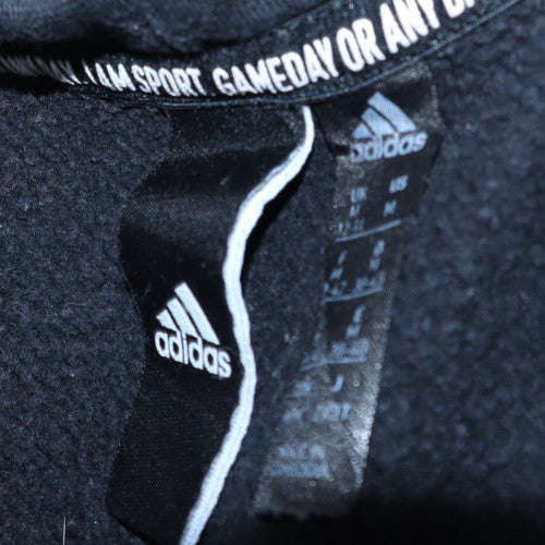 Womens UK Size M Adidas Black Pullover Hoodie