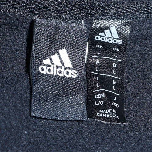 Mens UK Size L adidas Black Pullover Sweatshirt