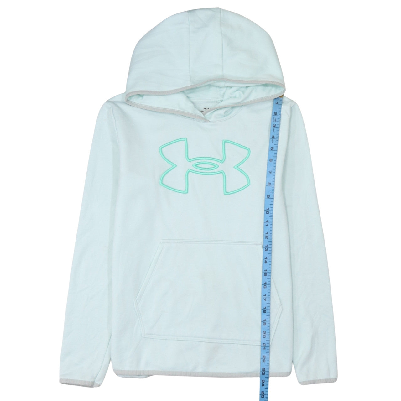 Womens UK Size S Under Armour Blue Pullover Hoodie