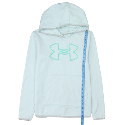Womens UK Size S Under Armour Blue Pullover Hoodie