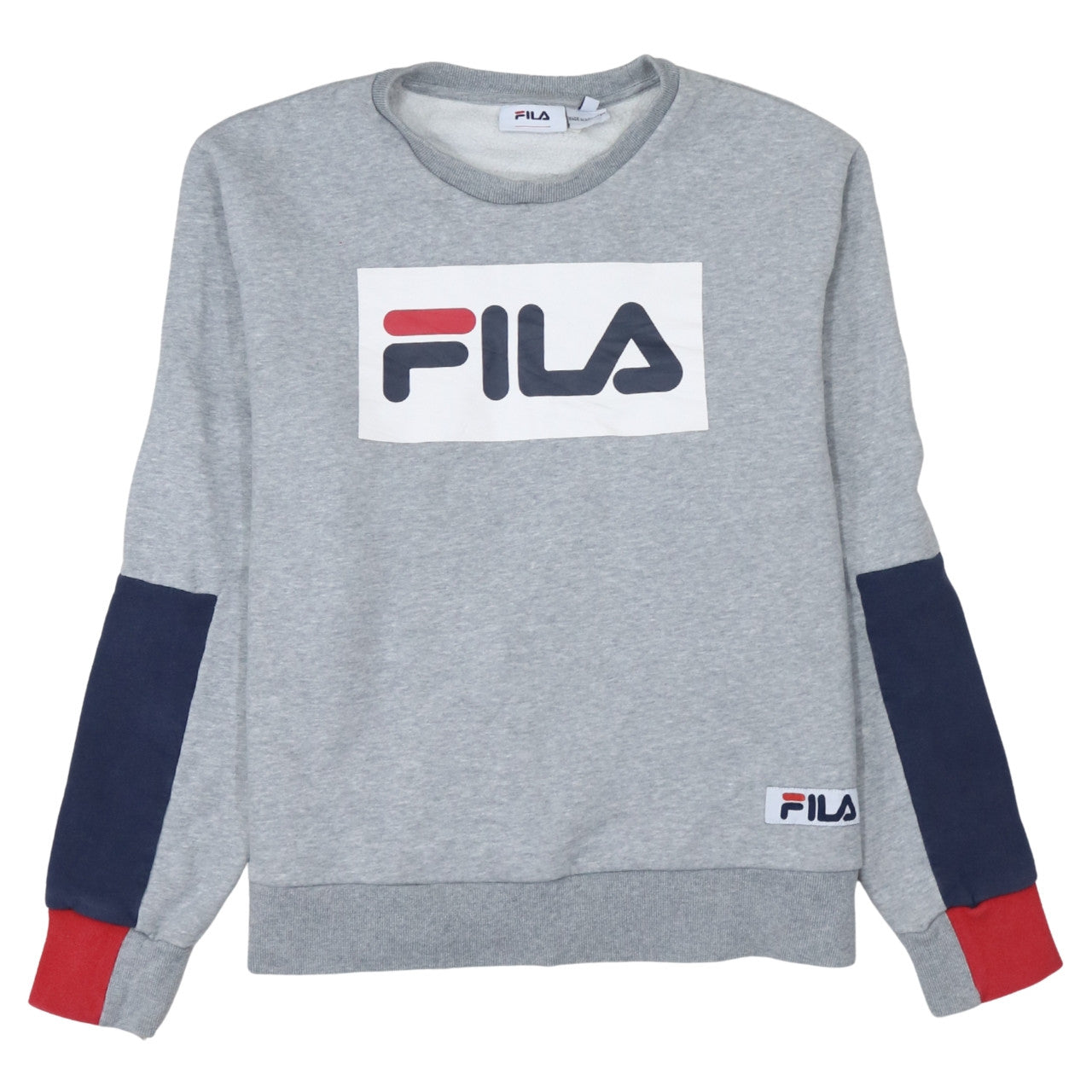 Womens UK Size L Fila Grey Pullover Sweatshirt