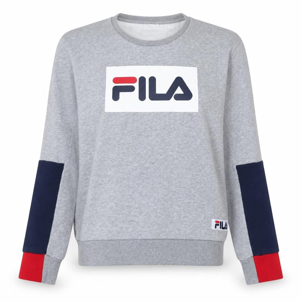 Womens UK Size L Fila Grey Pullover Sweatshirt