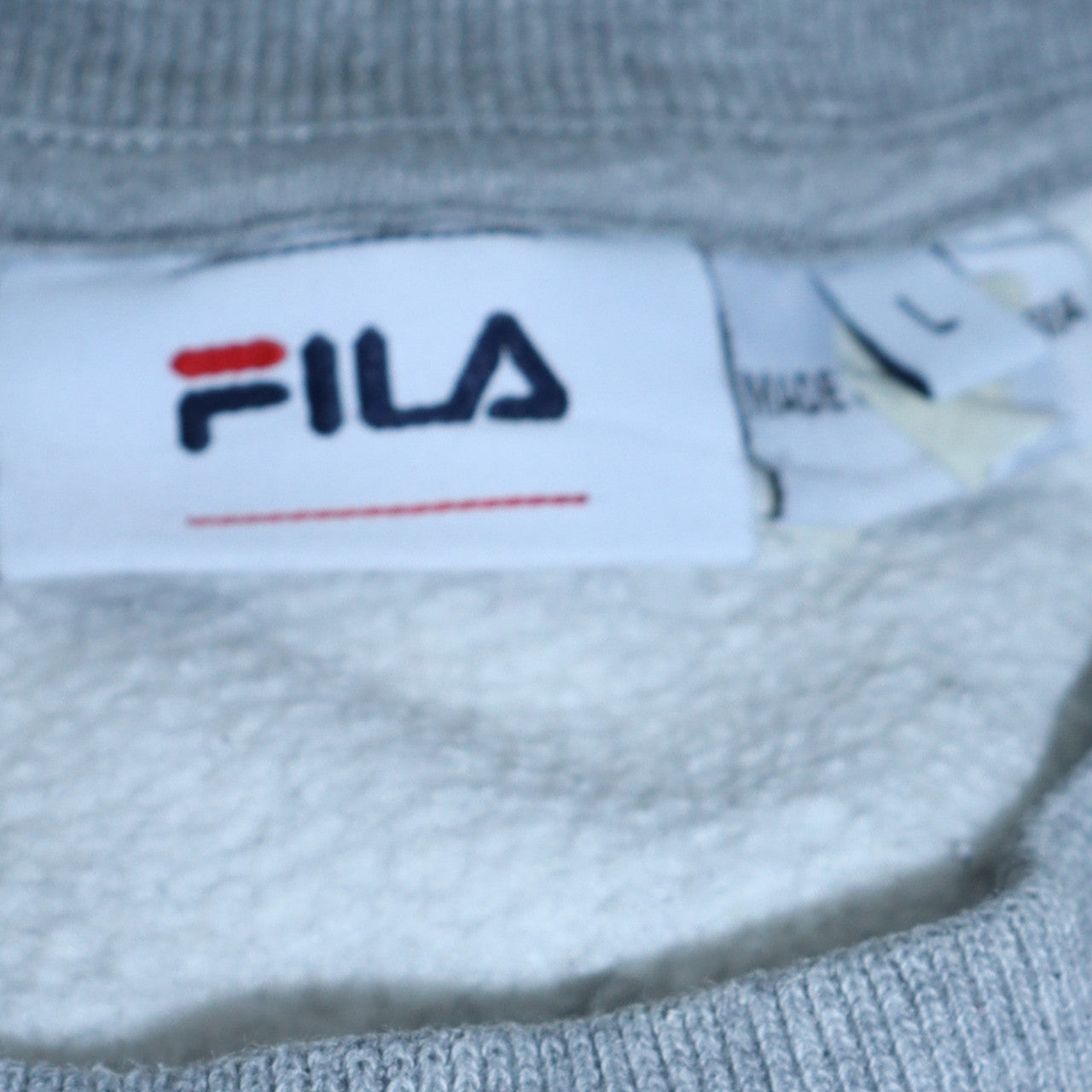 Womens UK Size L Fila Grey Pullover Sweatshirt