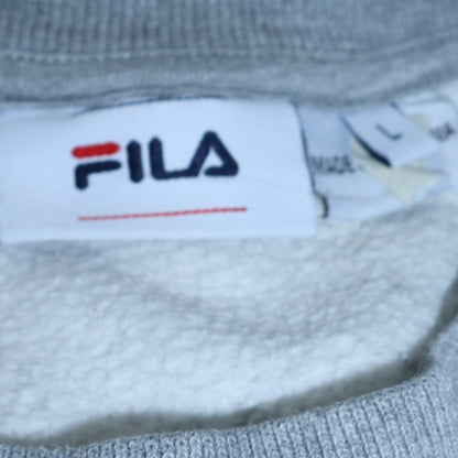 Womens UK Size L Fila Grey Pullover Sweatshirt