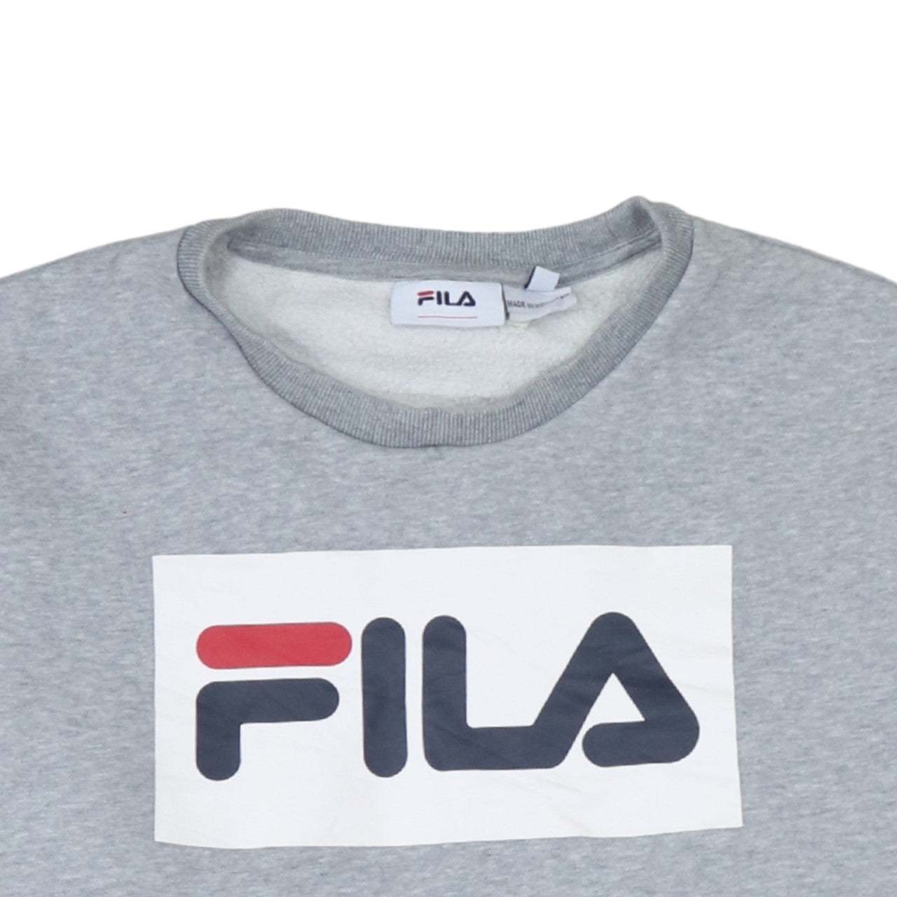 Womens UK Size L Fila Grey Pullover Sweatshirt