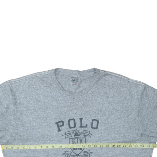 Polo Ralph Lauren Men's Grey Classic Cotton Crew Neck T-Shirt 1XB