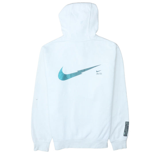 Womens UK Size S Nike White Pullover Hoodie