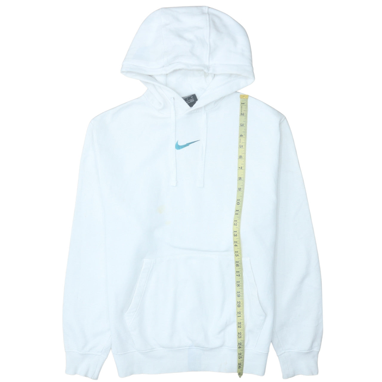 Womens UK Size S Nike White Pullover Hoodie
