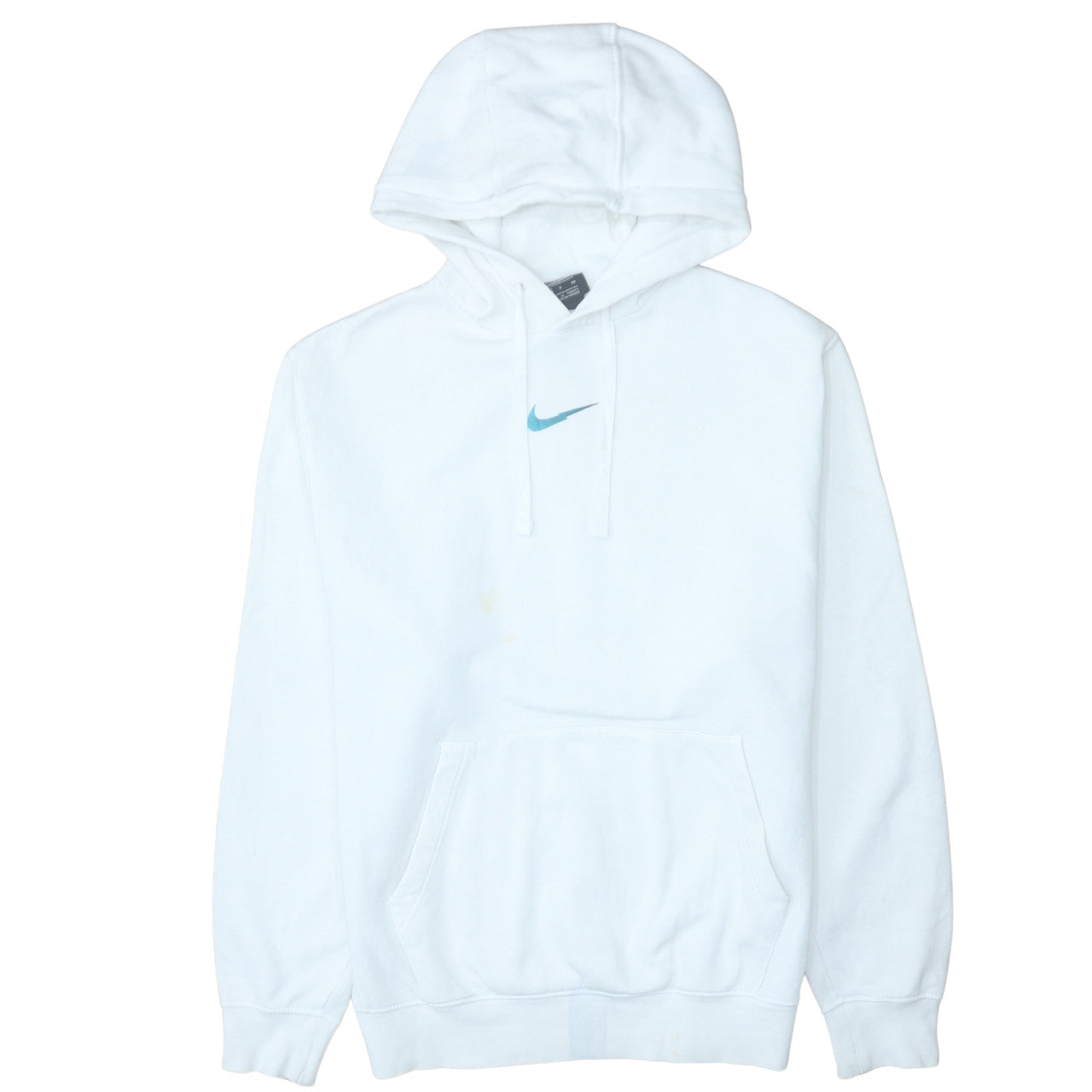 Womens UK Size S Nike White Pullover Hoodie