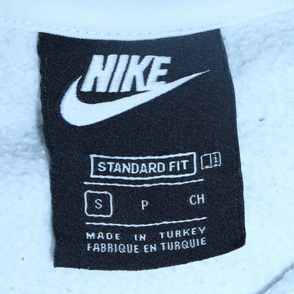 Womens UK Size S Nike White Pullover Hoodie