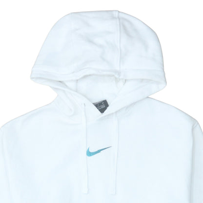 Womens UK Size S Nike White Pullover Hoodie
