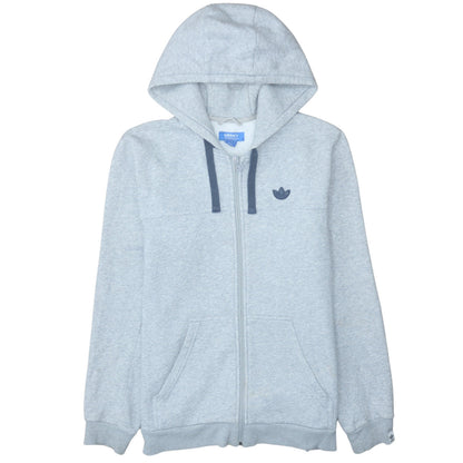 Mens UK Size M adidas Grey Full Zip Hoodie